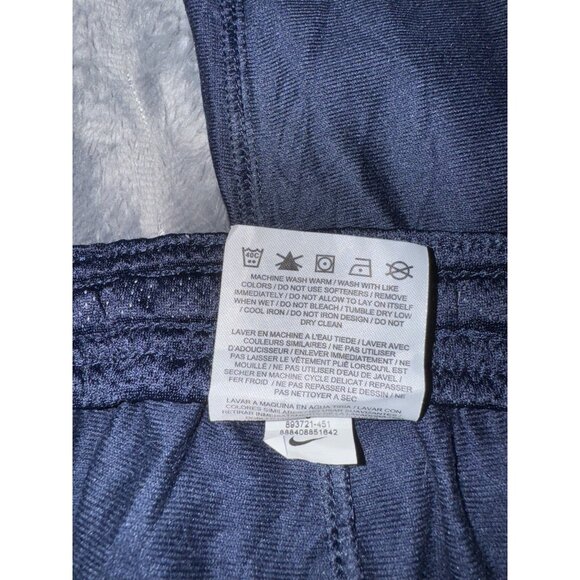 Nike Dri-Fit Jogger Pants Men’s Size Small Vented Sides Blue Zipper Ankles - Picture 12 of 13